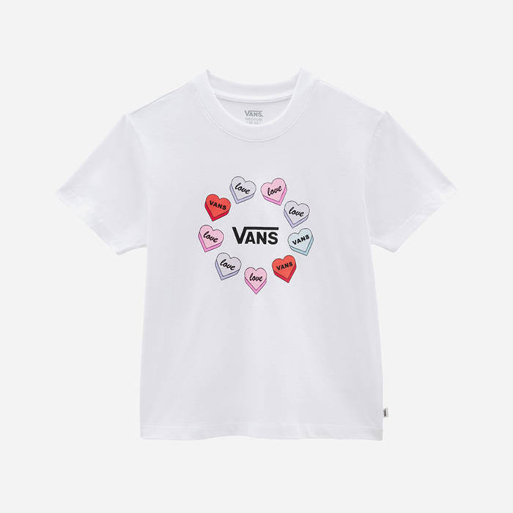 Vans Kids Girls Candy Rush (Big Kids) White LG (12-14 Big Kid)